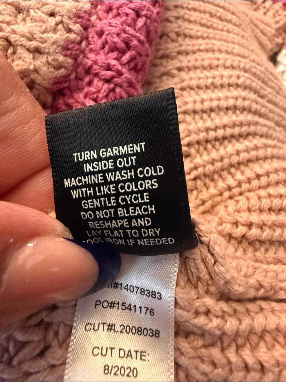 Torrid Pink, Brown & Cream Striped Open-Front Cardigan Size 2 (2X)